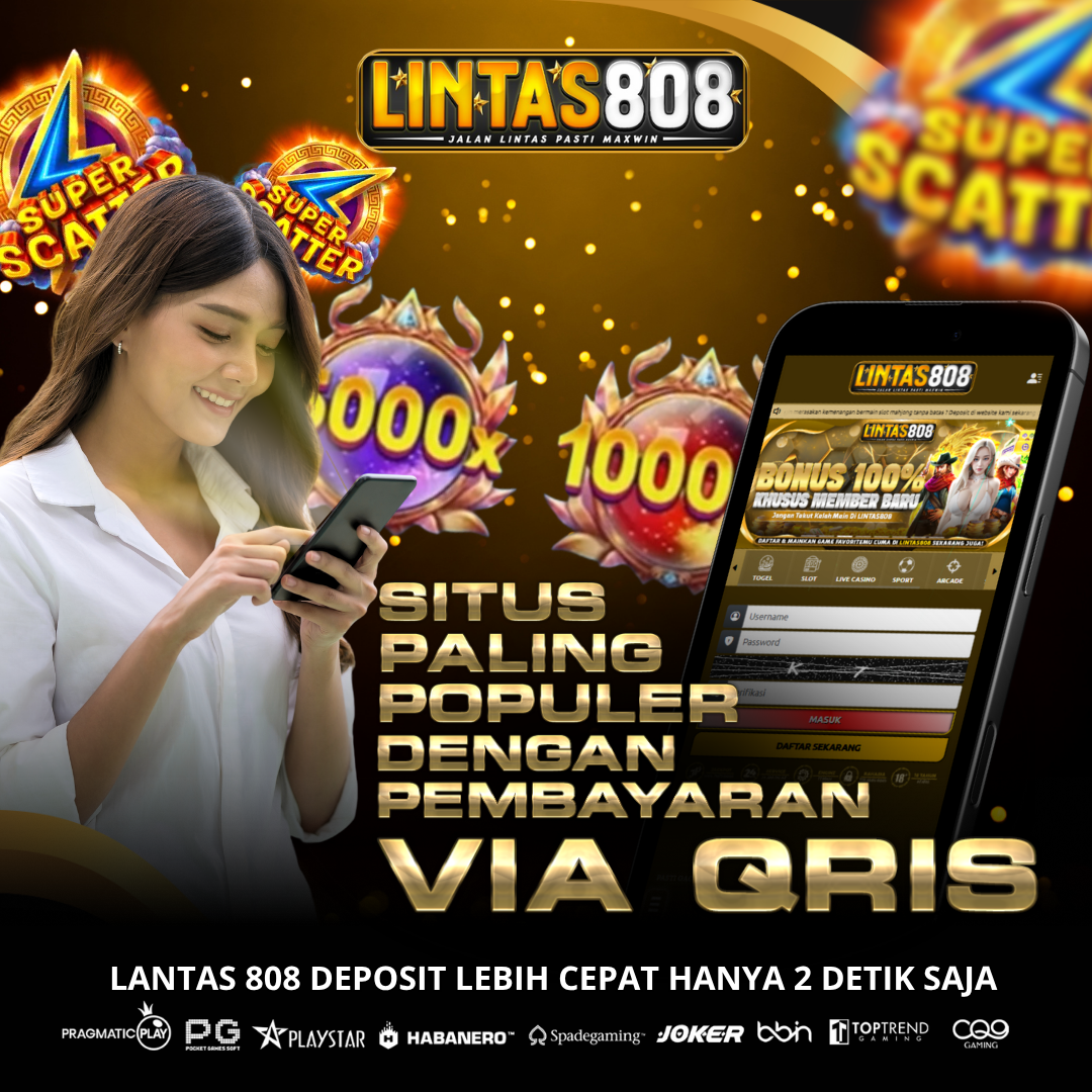 LINTAS808 | Situs Paling Populer Dengan Pembayaran Via Qris